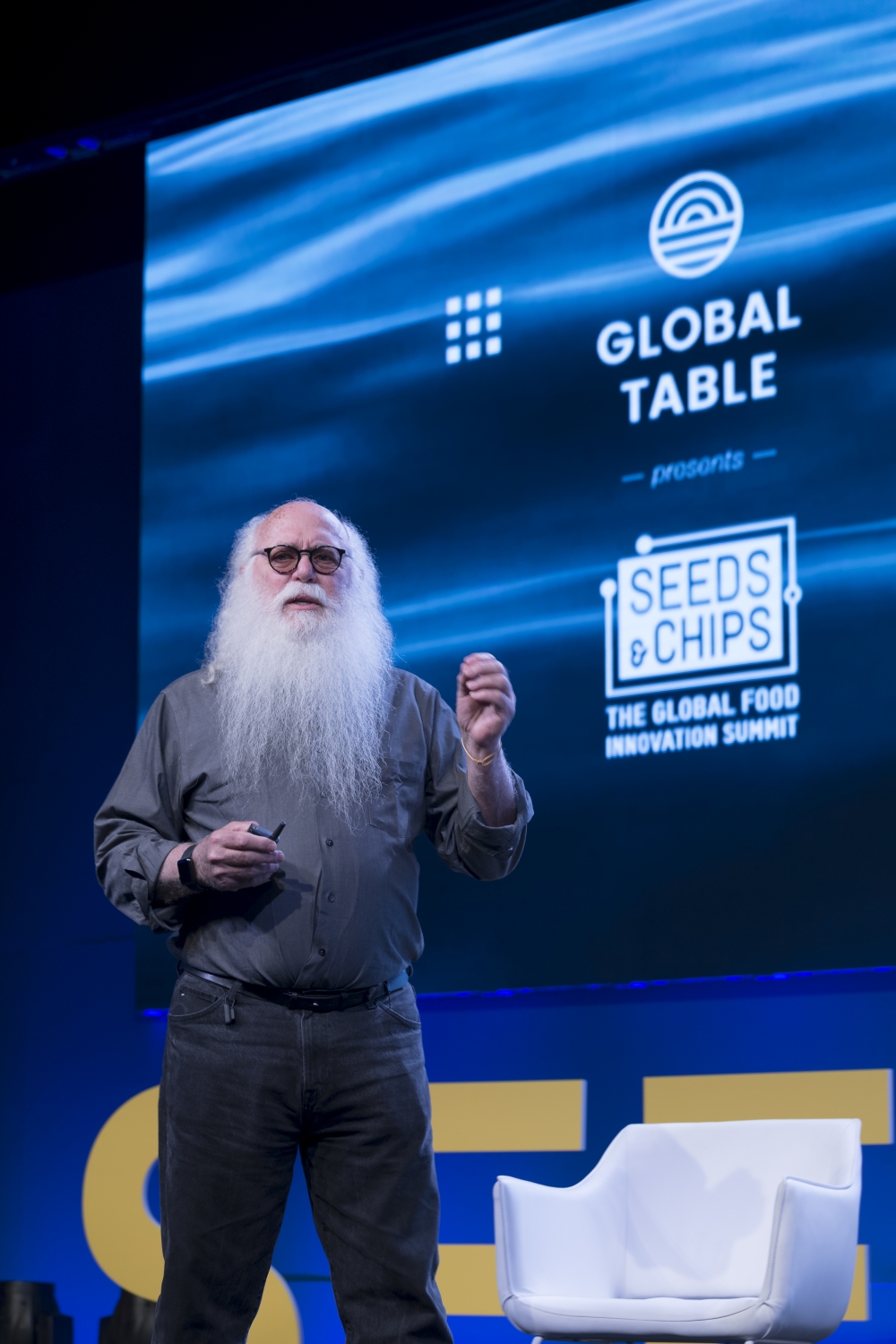 Dr Howard-Yana Shapiro of Mars Incorporated addressing the attendees of Global Table 2019
