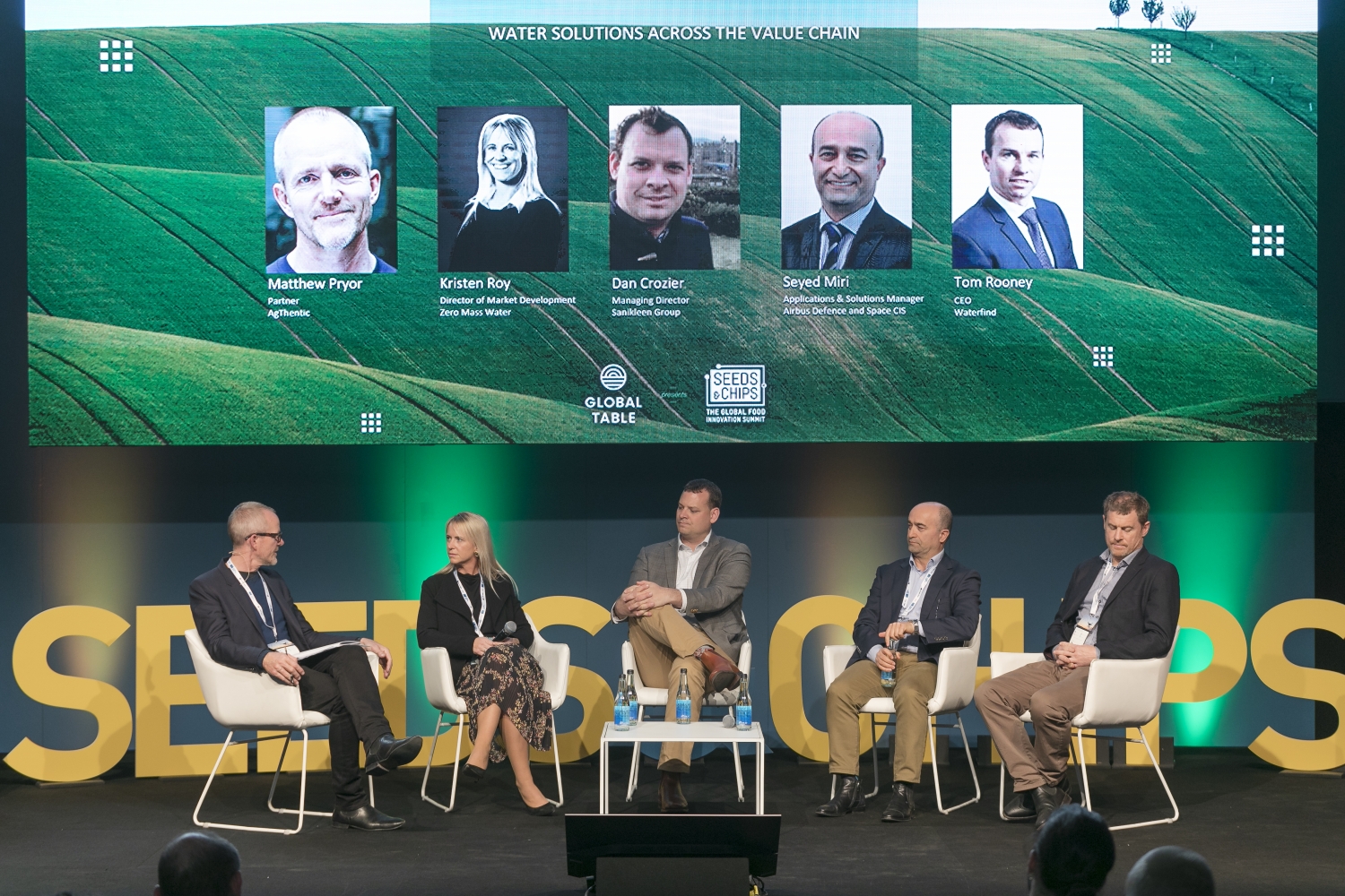 Water Solutions Across the Value Chain panel at Global Table 2019