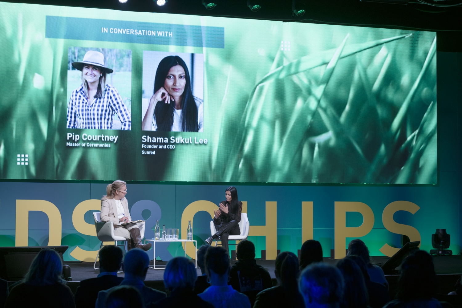 Shama Sukul Lee in conversation with Pip Courtney at Global Table at 2019