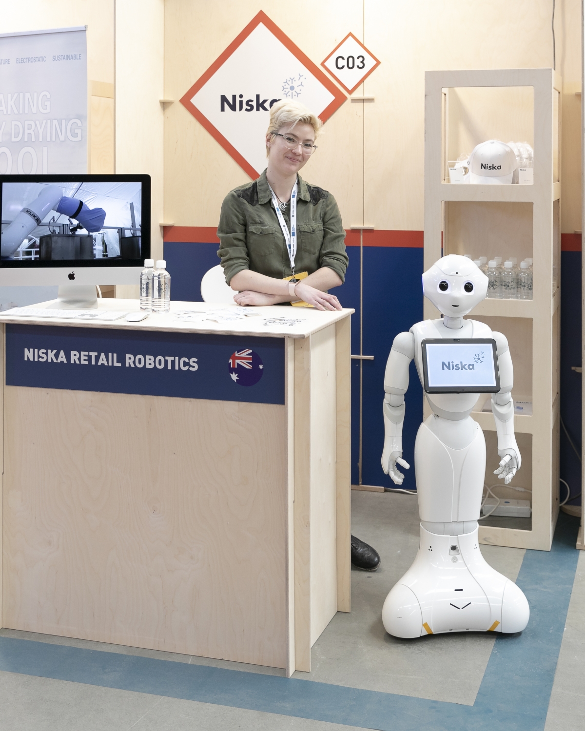 Niska Retail Robotics vendor in the Innovation Expo